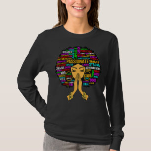 T-shirt Passionate Amour Mère Christian Black Melanin Wom