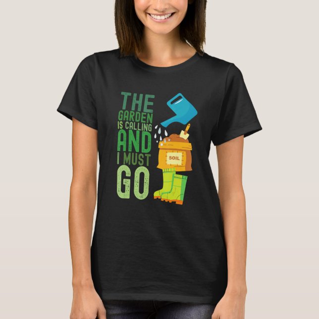 T-shirt Passionné de jardinage 3 (Devant)