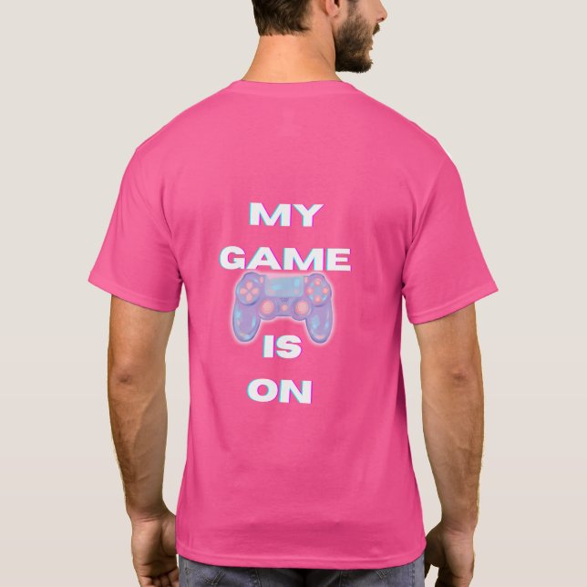 T-shirt passionné de jeux (Dos)