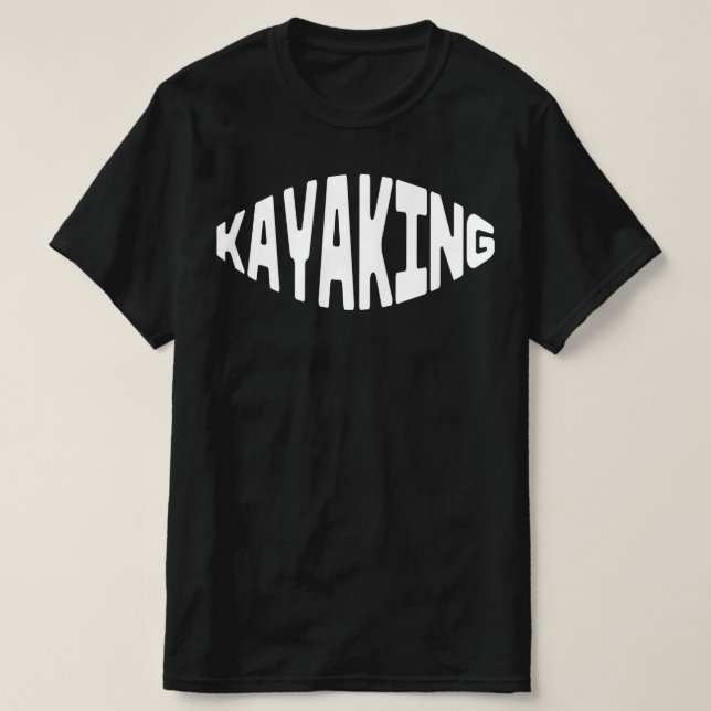 T-shirt passionné de kayak (Design devant)