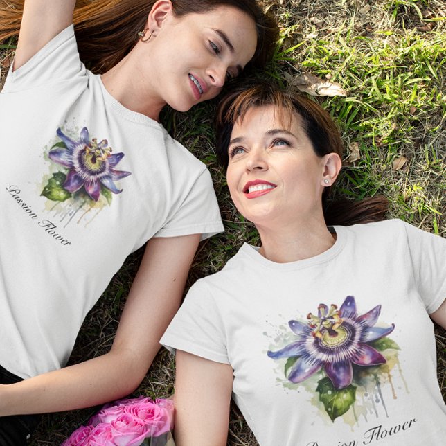 T-shirt Passionné Purple Passion Fleur (Créateur téléchargé)