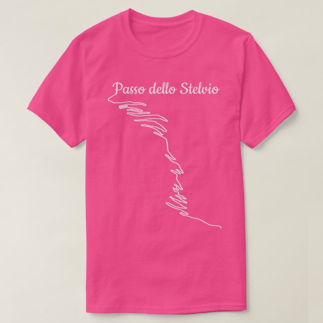 T-shirt Passo dello Stelvio Vélo Moto et vélo (Design devant)