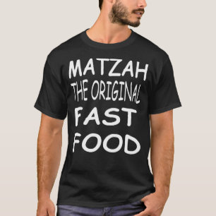 T-shirt Passover Matzah L'original Fast Food Seder