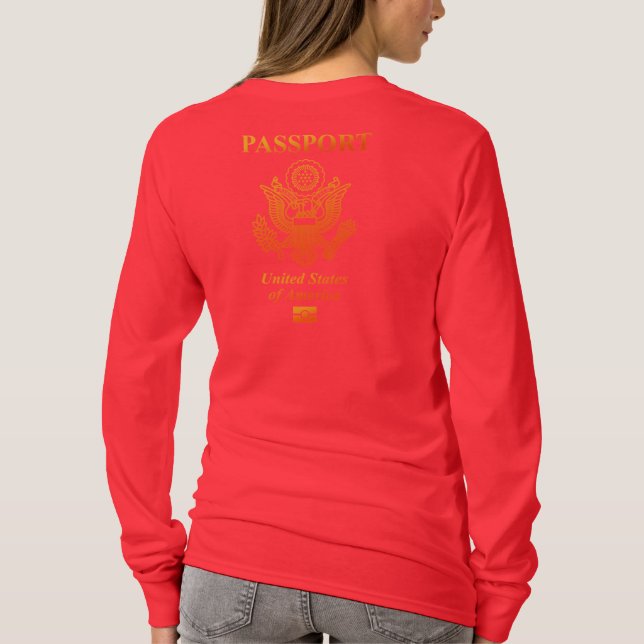T-SHIRT PASSPORT(USA) (Dos)