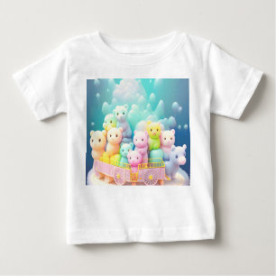 T-shirt Pastel Bébé Bébé fin Jersey