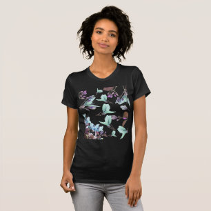 T-shirt Pastel Colors Bougainvilliers Fleurs