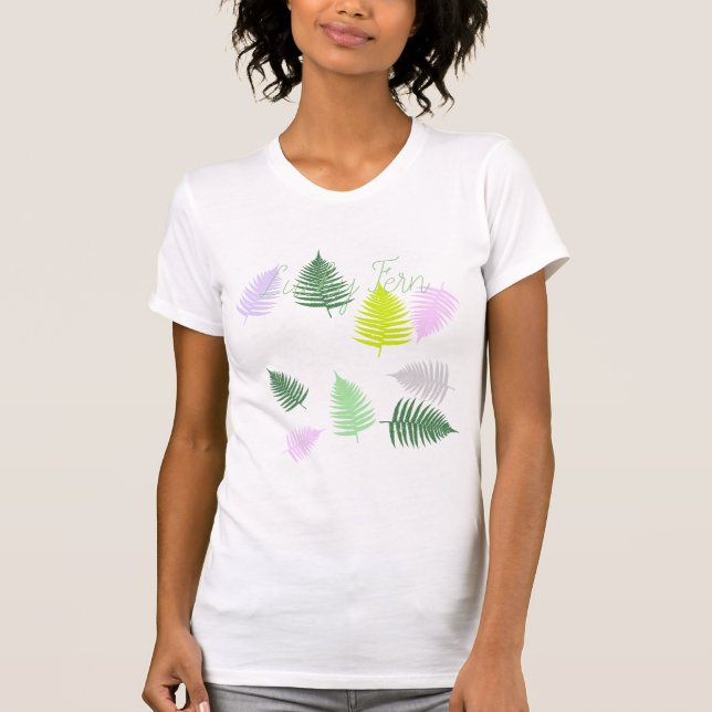 T-shirt Pastel Colors Lucky Fern (Devant)