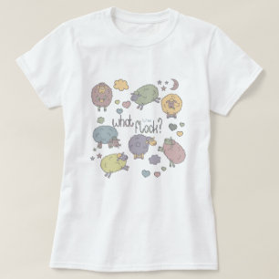 T-shirt Pastel Funny Pun What Flock mignon mouton