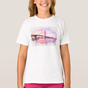 T-shirt Pastel Golden Gate Bridge à San Francisco