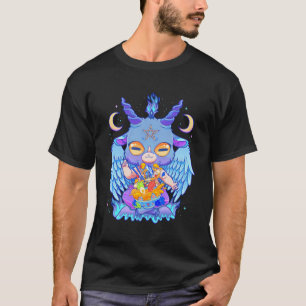 T-shirt Pastel Goth Baphomet Ramen nouilles Japon Nourritu