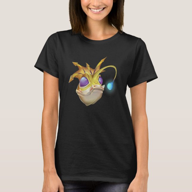 T-shirt Pastel Goth Baudroie Créature de la Mer Profonde P (Devant)
