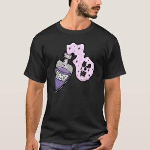 T-shirt Pastel Goth Bouteille des larmes du garçon Spillin