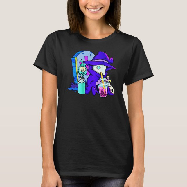 T-shirt Pastel Goth Cute Peste Déplaisante Docteur Boba Bu (Devant)