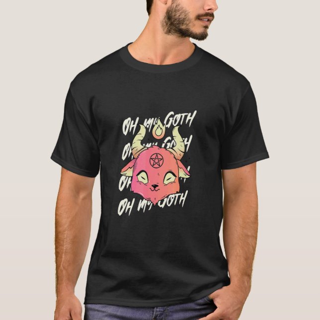 T-shirt Pastel Goth Esthétique Oh My Goth (Devant)