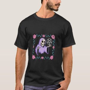 T-shirt Pastel Goth Fantôme Faucheuse Sorcellerie Wicca Ta