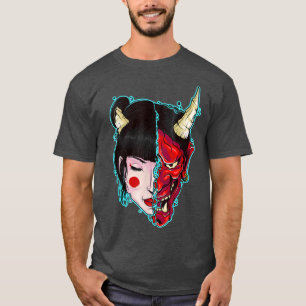 T-shirt Pastel Goth Geisha Hannya Masque Shapeshifter