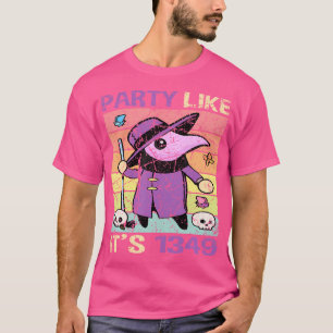 T-shirt Pastel Goth Hommes Peste Docteur Wiccan Cre
