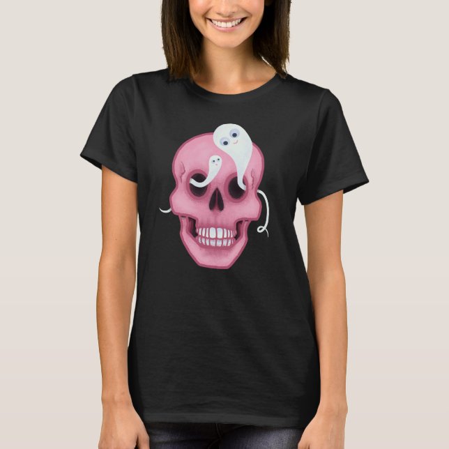 T-shirt Pastel goth skull (Devant)