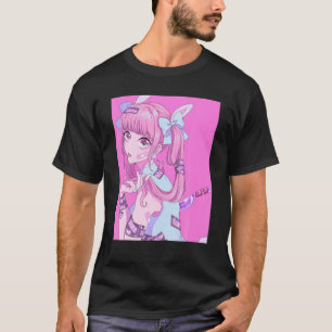 T-shirt Pastel Goth Yami Kawaii Menhera Rose esthétique A