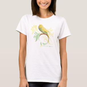 T-shirt Pastel Green Parakeet