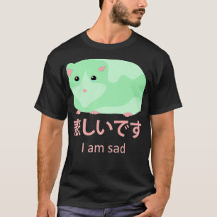 T-shirt Pastel Guinea Pig Goth I Am Sad Premium