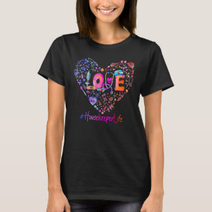 T-shirt Pastel Heart Love Housekeeper Outils Médicales Ste