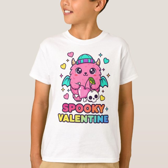 T-shirt Pastel Horror Valentine Shirt for Alt Fashion Fans (Devant)