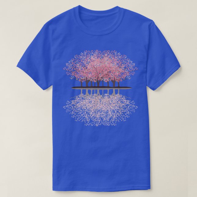T-shirt Pastel japonais Sakura Cherry Blossoms (Design devant)