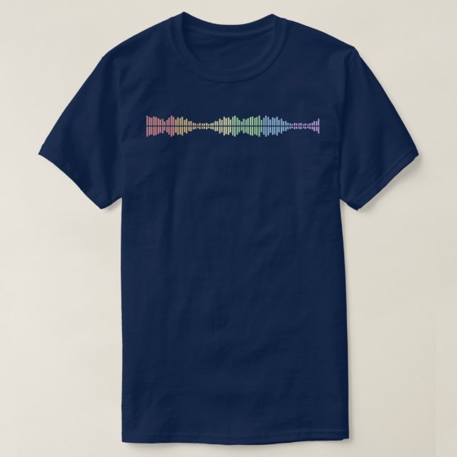 T-shirt Pastel Lines Rainbow Subtle Pride LGBT Gay pride M (Design devant)