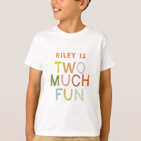 Pastel Plaid "Two Many Fun" 2e anniversaire