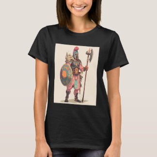 T-shirt Pastel Samurai Soldier Warrior Calm Color Power Ja