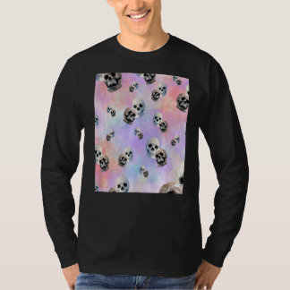 T-shirt Pastel Tie Dye Skeleton Motif
