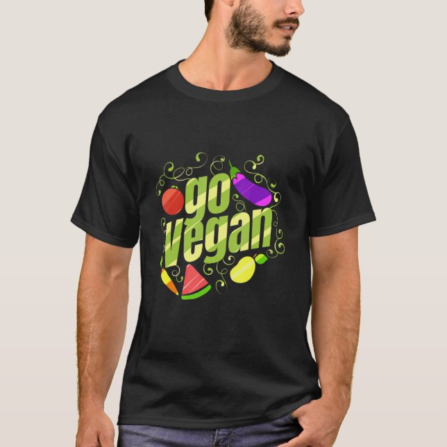 T-shirt Pastèque  Aubergine  Carotte  Tomate Et Poire   Al (Devant)