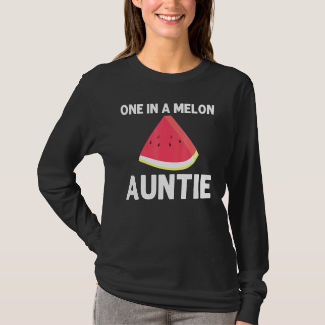 T-shirt Pastèque cool Pour Femmes Tantes Mélon Rouge Fruit (Devant)