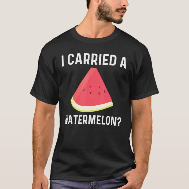 T-shirt Pastèque cool Pour Hommes Femmes Mélon Rouge Beve  (Devant)