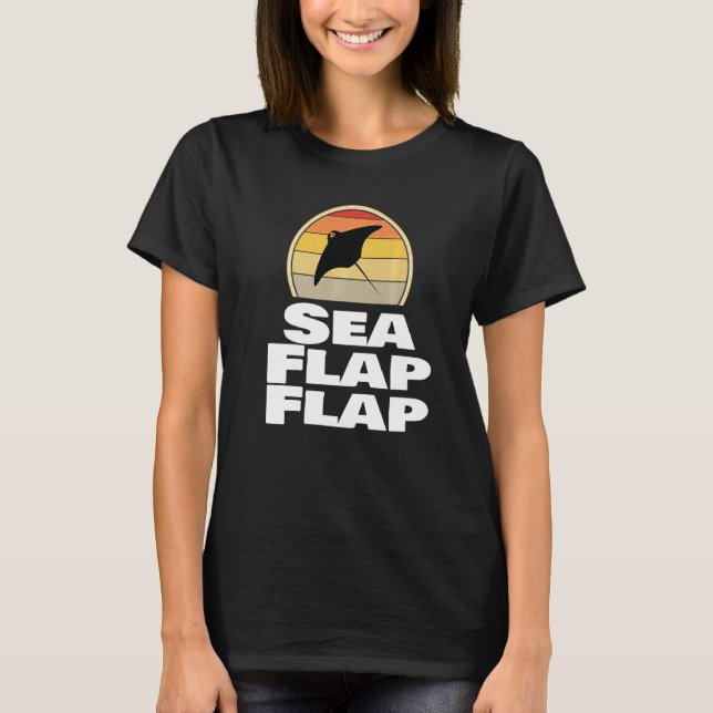 T-shirt Pastèque de mer raie manta Tee raie (Devant)