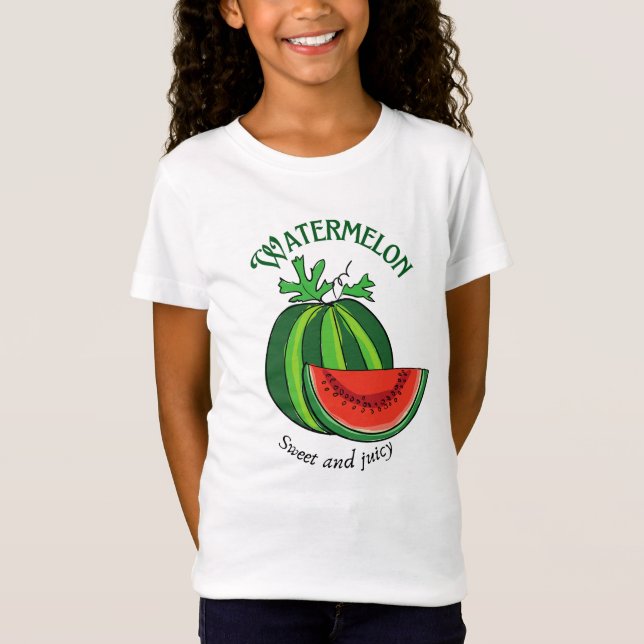 T-Shirt Pastèque Douces Vibrations d'Été (Devant)