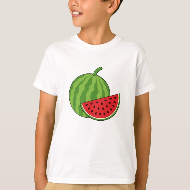 T-shirt Pastèque et tranche (Devant)