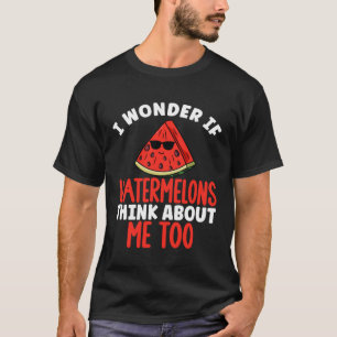T-shirt Pastèque Fruit Melon Mignon Été pour Hommes Femmes