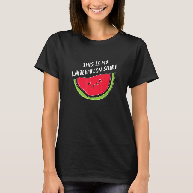 T-shirt Pastèque Fruits d'été Melon Tropical (Devant)