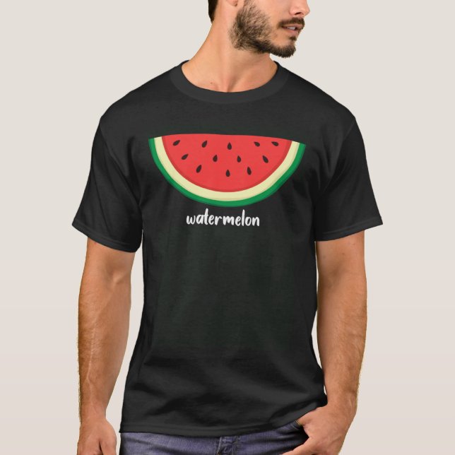 T-shirt Pastèque Mignonne Fruit Vie Saine (Devant)