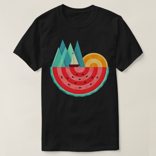 T-shirt Pastèque nature (Design devant)