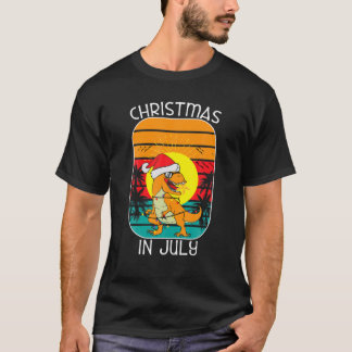 T-shirt Pastèque Noël Arbre Noël En Juillet Garçons G