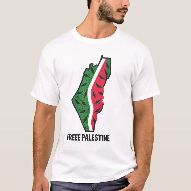 T-shirt pastèque palestine (Devant)
