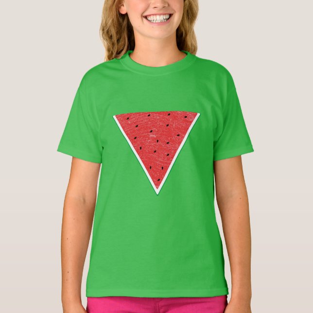 T-shirt pastèque palestine (en anglais seulement) (Devant)