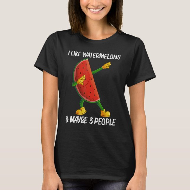 T-shirt Pastèque Pour Hommes Femmes Melon Fruit Plante   (Devant)