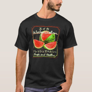 T-shirt Pastèque Végétalien Fruits Et Légumes Sains