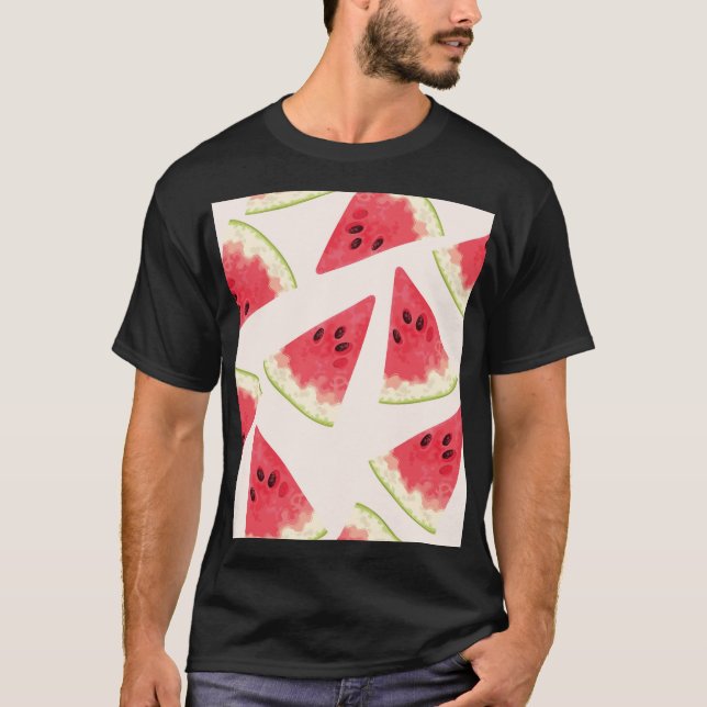 T-shirt Pastèques : Douceur d'été sans joints. (Devant)