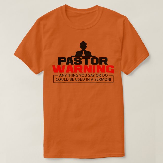 T-shirt Pasteur drôle Christian Jésus Croyant Appréciation (Design devant)