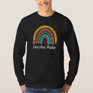 T-shirt Pasteur Exécutif Leopard Rainbow Retour À L'École